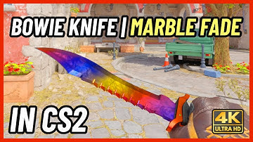 ★ CS2 Bowie Knife Marble Fade | CS2 Knife In-Game Showcase [4K]