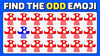 FIND THE ODD EMOJI OUT in these Emoji Puzzles! | Odd One Out Puzzle | Find The Odd Emoji Quizzes
