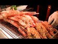 LOBSTER CRAB SEAFOOD - Japanese Street Food - Kuromon Osaka Japan