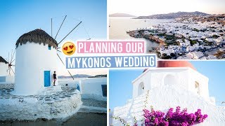 Planning Our Mykonos Wedding