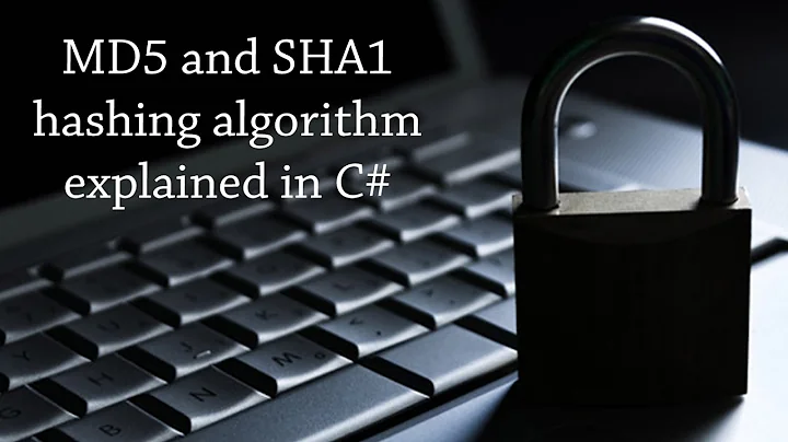 How to implement MD5 and SHA1 algorithm in C#.net