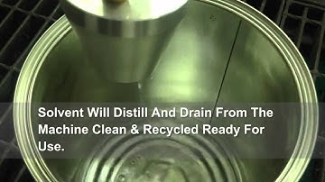 Solvent Recycler   Onsite Demo Of USD 45XPE