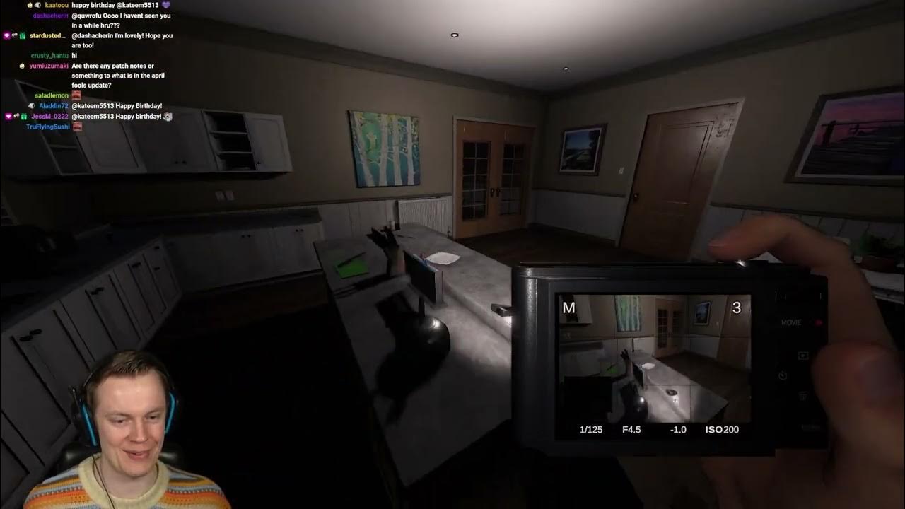 Insym Plays on the April Fools Update of Phasmophobia Livestream from