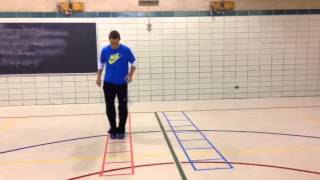 Speed Ladder - Straddle Jump