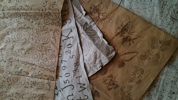 Mixed Media Techniques - Making Decoupage Papers