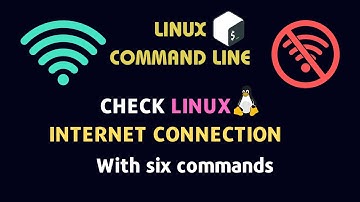 How to check Internet connection in Linux command line