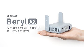 GL-MT3000 Beryl AX | THE SMALLEST WI-FI 6 VPN ROUTER
