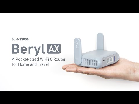 GL-MT3000 Beryl AX | THE SMALLEST WI-FI 6 VPN ROUTER