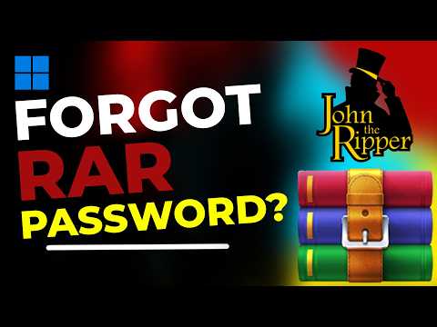 This Simple Trick Reveals Hidden RAR Passwords