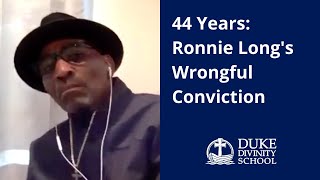 Prison Studies Lecture Series: Ronnie Long's Wrongful Conviction