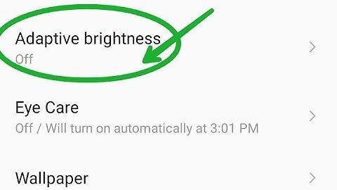 infinix smart 5 on and off adaptive brightness, how to use adaptive brightness infinix smart 5 phone