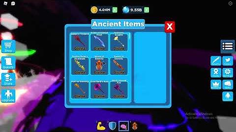 MAXING OUT EVERY ANCIENT ITEM IN SPFS (Super Power Fighting Simulator)