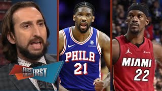 FIRST THINGS FIRST | Embiid just proved that he's clutch - Nick Wright on 76ers 105-104 win vs. Heat