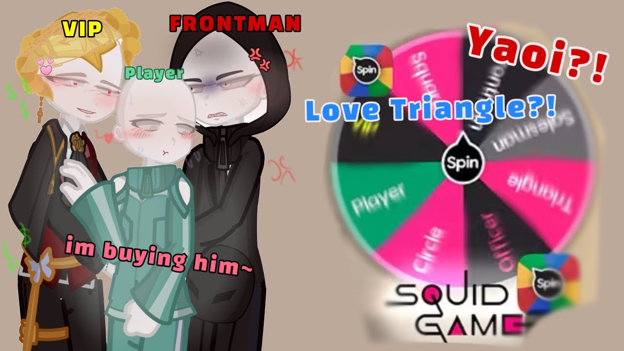Making a BL TRIO Couple OC [SQUID GAME 3 EDITION]🚩✨|| (Gacha Spin The Wheel)