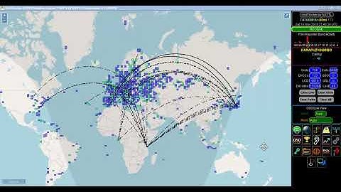 GridTracker, FT8 spot visualization 2