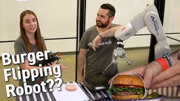 Forge/OS Burger Flipping with an ABB Robot!