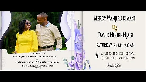 MERCY WEDS DAVID || 13TH DECEMBER 2025
