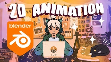 HOW I MADE THIS / 2D Animation In Blender Grease Pencil