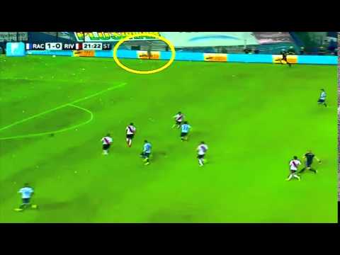 FULL - Fantasma aparece durante un partido en Argentina Racing 1 vs River Plate 0 2014
