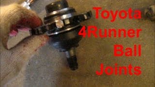 In this video i sort of skim along and outline the balljoint
replacement process for my 4runner. have already made a detailed how
to on ball joints the...