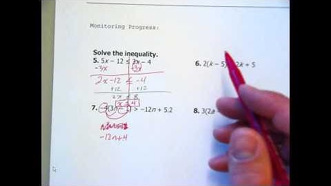 BID Alg 2.4, Solving Multi-Step Inequalities