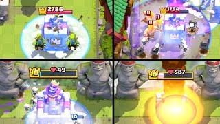 Clash Royale - SPELLS ONLY! Tower Destruction