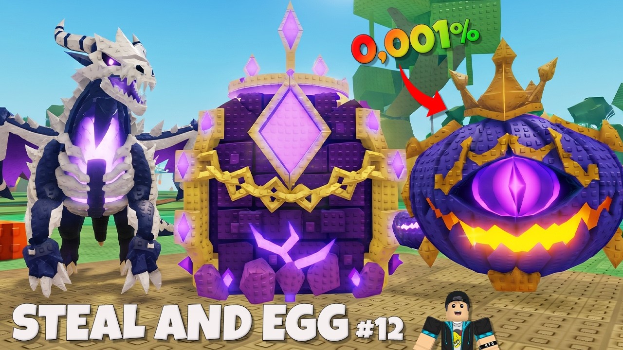 LUCKY 1000%!! Divine Voidseer Pumpkin & Rahasia Halloween Update 🎃👻🎃 | Steal an Egg Indonesia