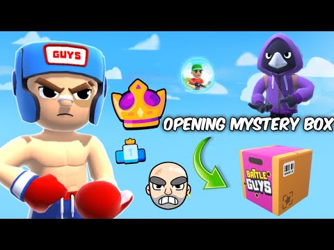 Opening Mystery boxes In Battle Guys|| I Got....