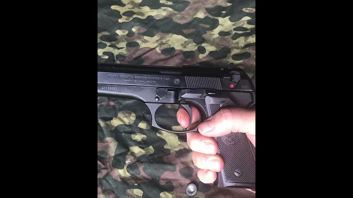 BERETTA 92FS SINGLE ACTION AND DECOCKER FUNCTION #shortsfeed #beretta92fs #pistol #firearms