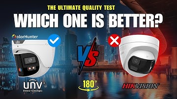 Hikvision versus Uniview | Test van de Uniview versus Hikvision 180° camera | Wat is de beste gro...