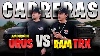 LONCHE Y WILLITO HACEN CARRERAS CLANDESTINAS URUS VS TRX