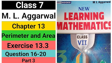 ml aggarwal class 7 math solution ex 13.3