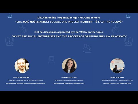Çka janë ndërmarrjet sociale dhe procesi i hartimit të ligjit në Kosovë