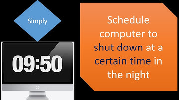 Automatically Shutdown on Windows 7, 8, 8.1, 10 (No programs or installs required)