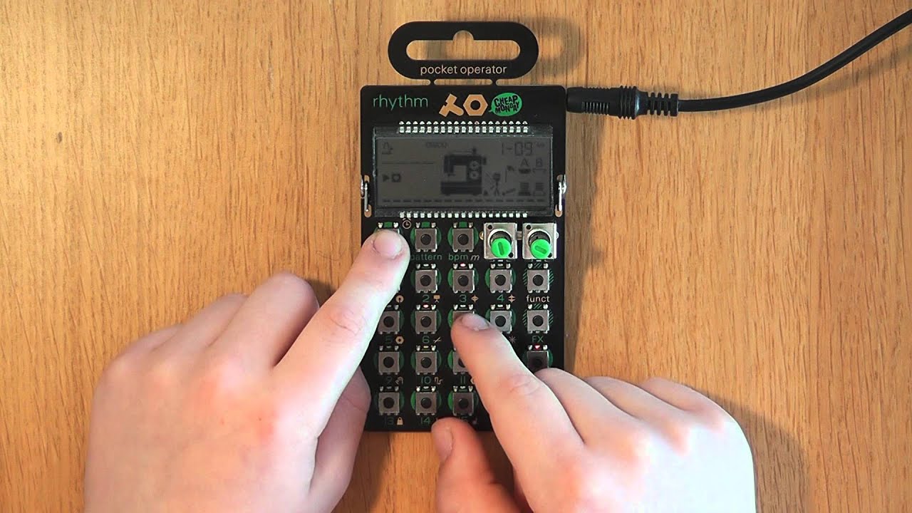 Po 12 Tutorial By 8 Year Old Teenage Engineering Pocket Operator Drum Machine Youtube