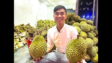 Anh Thanh khui sầu riêng Thái hột lép, không nhúng thuốc, ngọt cực kỳ