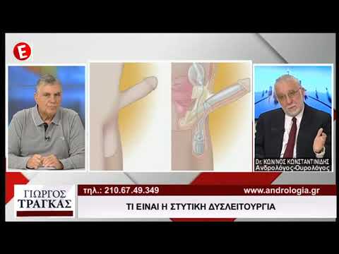 Στυτική Δυσλειτουργία - Αιτίες - Διάγνωση - Θεραπεία - Δρ. Κωνσταντίνος Κωνσταντινίδης