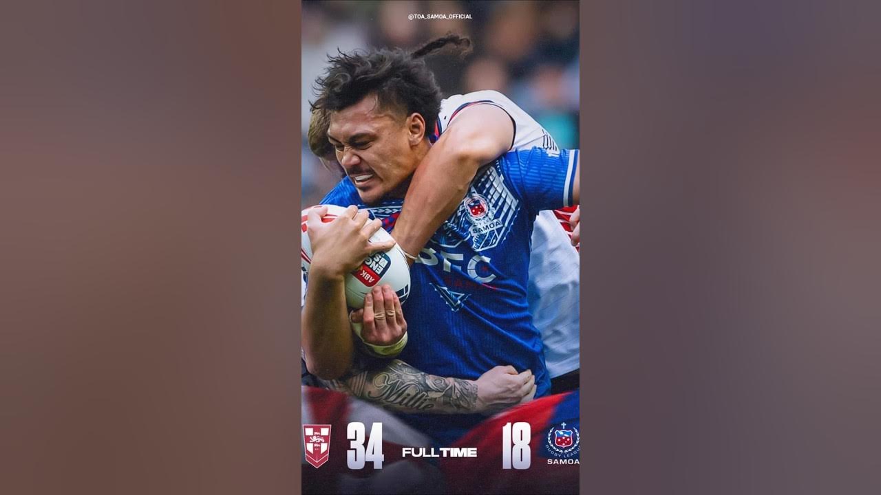 Good game England. We go again next week Toa Samoa 685 uktour YouTube