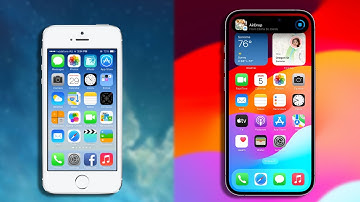 iOS 7 vs iOS 17 UI Comparison.