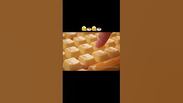 Pudding Keyboard ASMR | Oddly Satisfying Visuals 🫠🍮 #asmr