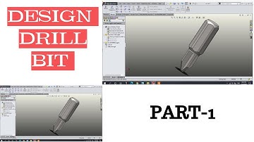 Solidworks Tutorial || How to make Drill Bit (Part-1)