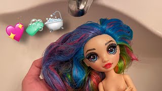 Giving A Thrifted Amaya Raine Doll a Makeover! Rainbow High | Zombiexcorn