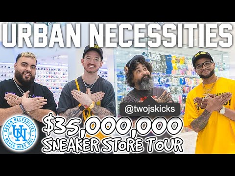 BEHIND THE SUCCESS OF URBAN NECESSITIES AND TWO JS KICKS *$35,000,000 Sneaker Store Tour*