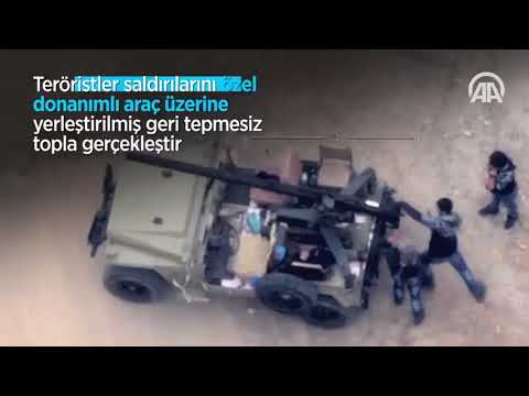 Turkish Air Force tracked and destroyed Safir Jeep with 106mm gun