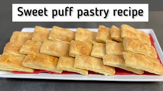 Sweet Puff pastry Recipe | Quick sweet puff pastry | Ramadan Special recipe |make & store for Ramzan