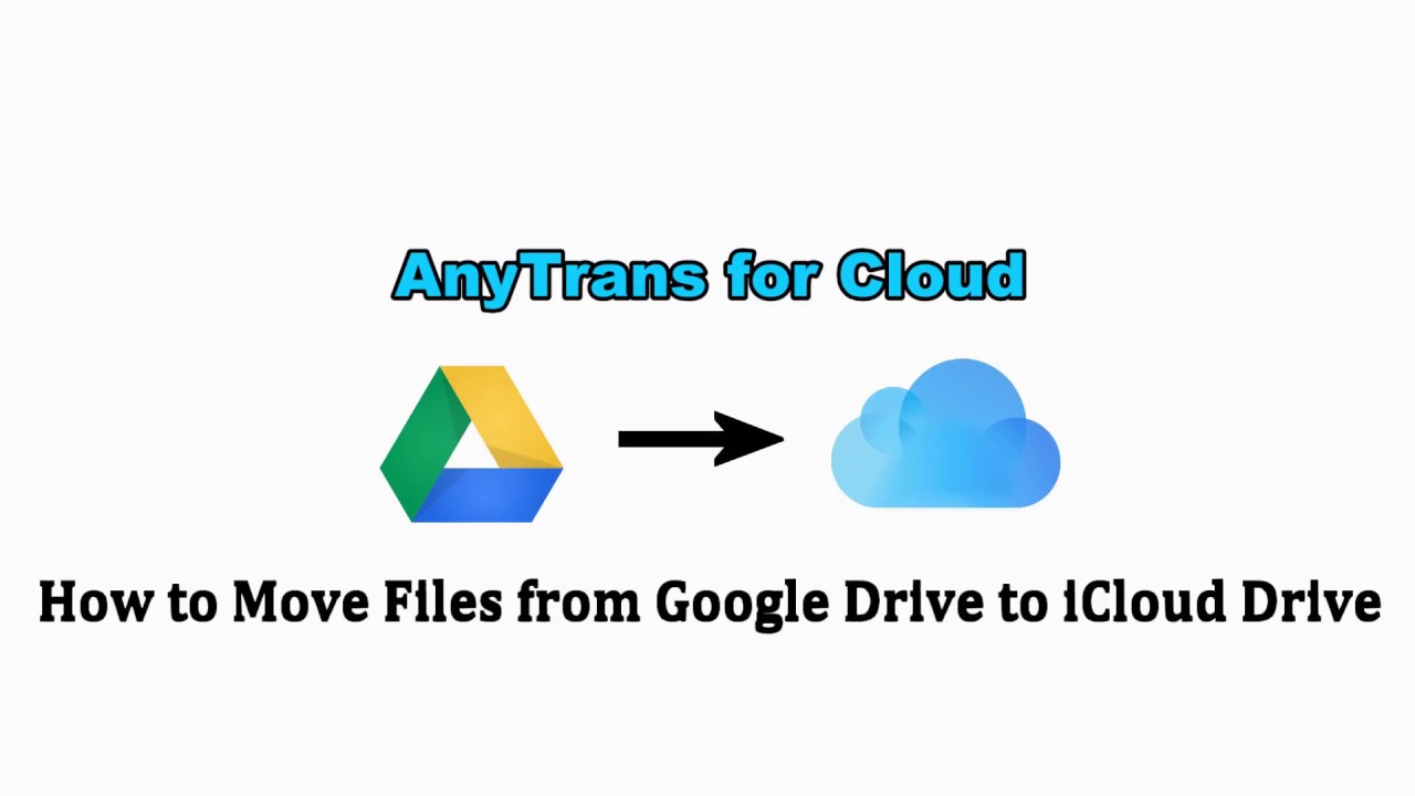 How to move files from Google Drive, Dropbox, etc., to iCloud Drive