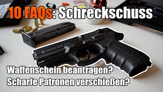 Top 10 Faqs Zu Schreckschusswaffen ( Waffenschein Beantragen? / Scharf Schießen?! )