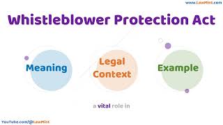 Whistleblower Protection Act Meaning Legal Context & Example Legal Terms Simplified @LawMint