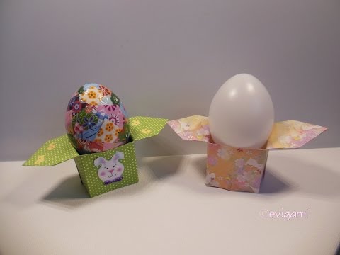 Origami-Eierbecher , nicht