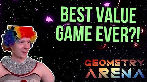 NEW Space Shooter Roguelite Is Bonkers! How Fast Can We Beat It? | Geometry Arena Gameplay